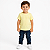 Camiseta Ogochi Infantil Juvenil Slim Lisa Amarelo Manteiga - Imagem 1