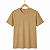 Camiseta Algodão Ogochi Essencial Slim Masculina Bege - Imagem 3