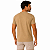 Camiseta Algodão Ogochi Essencial Slim Masculina Bege - Imagem 2