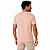 Camiseta Algodão Ogochi Essencial Slim Masculina Rosa Claro - Imagem 2