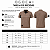Camisa Gola Polo Ogochi Masculina Casual Azul Claro Mescla - Imagem 4