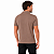 Camisa Gola Polo Ogochi Masculina Casual Marrom Acinzentado - Imagem 3
