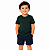 Camiseta Ogochi Infantil Juvenil Casual Slim Verde Petróleo - Imagem 2