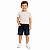 Bermuda Jeans Escuro Ogochi Infantil Juvenil com Elastano - Imagem 2