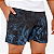 Bermuda Ogochi Boxer Masculina Estampada Preto com Azul - Imagem 1