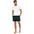 Bermuda Boxer Ogochi Plus Size Estampada Verde e Preto - Imagem 2