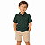 Camisa Gola Polo Ogochi Infantil Essencial Slim Verde - Imagem 3