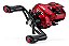 Carretilha Maruri Luke 5 Rolamentos - Drag 6kg 6.3:1 Cor Vermelho Lado da manivela Esquerdo - Imagem 1