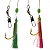 Sabiki Marine Sports Verde-Rosa SM-6H625 N° 12 - Imagem 3