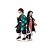 TANJIRO E NEZUKO CONJUNTO ACTION FIGURE  SEGA 100%ORIGINAL - Imagem 1