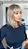 Wig Layra Loira - Cabelo Liso em Fibra Sintética - Imagem 2
