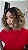 Peruca Lace Front Loira Cacheada - Fibra Futura Premium - Imagem 2