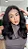 Peruca Lace Front Humana - Cabelo Castanho Escuro Natural 60cm - Imagem 2