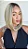 Peruca Lace Front Loira - Fibra Futura Premium - Imagem 1