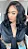 Peruca Lace Front Preta - Fibra Futura - Imagem 1