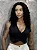 Peruca Lace Front - Cacheado Preto - Imagem 1