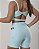 Conjunto Paraiso Fitness Canelado Wave: Top e Short com Bolso - Imagem 2