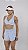 Conjunto Fitness Feminino Lara Seven Top Suplex Maxx com Forro Duplo, Bojo Removível e Short Duplo Tactel com Suplex - Imagem 4