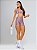 Conjunto Fitness Feminino Elektra Seven Micro Canelado Acetinado Top com Bojo Removível e Short Cós Alto com Bolso Lateral - Imagem 2