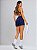 Conjunto Fitness Feminino Elektra Seven Micro Canelado Acetinado Top com Bojo Removível e Short Cós Alto com Bolso Lateral - Imagem 6