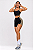 Conjunto Fitness Feminino Glossy Seven Micro Canelado Acetinado e Suplex Poliamida Maxx com Recortes em Contraste e Zero Transparência - Imagem 6