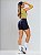 Blusa Cropped Fitness Feminina Ayla Seven Suplex Light com Proteção UV e Detalhe Torcido - Imagem 3