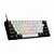 TECLADO MECANICO GAMER GAMDIAS AURA GK2 BRANCO E PRETO SWITCH BLUE ABNT2 - Imagem 1