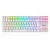 Teclado Gamer Redragon APS, RGB, K607w, Switch Blue, Branco - Imagem 1
