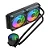 Water Cooler Gamer K-mex Wac7 Infinite Space, 240mm, ARGB - Wac7f12qftdab0x - Imagem 3