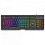 Teclado Gamer T-Dagger Nova, RGB, Membrana, Full Size, ABNT2, Preto, T-TGK110 - Imagem 1