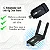 Adaptador Placa Wifi Usb De Rede Dual Band Usb Wifi 2.4 e 5ghz 1300mbps Gigabit 2 Antena Pc Gurumania - Imagem 2