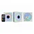 KIT COOLER KMEX ARGB AAUW INFINITY3D 3 COOLERS 120 MM COM CONTROLADORA BRANCO - Imagem 1