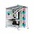 Gabinete Gamer K-mex Ghost Shark Mid Tower, ATX, Lateral E Frontal Em Vidro Temperado, Branco - Imagem 1