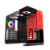 Gabinete Gamer Redragon Eternal Pro Preto E Vermelho Sem Fans Com Tela Lcd Ca-613br - Imagem 1