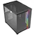 Gabinete Gamer Mid Tower Sem Fan Sem Fonte Ca-614b Tesseract RGB Preto Redragon - Imagem 2