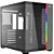 Gabinete Gamer Mid Tower Sem Fan Sem Fonte Ca-614b Tesseract RGB Preto Redragon - Imagem 1