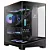 Gabinete Gamer Redragon View, Mid Tower, Preto, Sem Fonte, Sem Fans, Ca-622b - Imagem 3