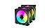 Kit 3 Fans Redragon ARGB 120 Mm Espelho Infinito Preto - Imagem 5