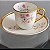 xícara de café com pires em porcelana (antiguidade / raridade / relíquia / antiquário) - Imagem 1