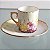 xícara de café, em porcelana, com pires (antiguidade / raridade / relíquia / antiquário) - Imagem 1