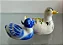 par de patos em porcelana (antiguidade / raridade / antiquário / relíquia) - Imagem 1