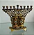 menorah / candelabro judaico / israel / jerusalém (antiguidade / raridade / relíquia / antiquário) - Imagem 1