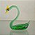cisne em vidro (antiguidade / raridade / relíquia / antiquário) - Imagem 1