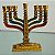 menorah / candelabro judaico / israel / jerusalém (antiguidade / raridade / relíquia / antiquário) - Imagem 1