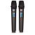 Microfone Uhf-600 Duplo De Mao Sem Fio Sauhf600Pro - Imagem 1