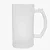 Caneca de Chopp de Vidro Jateado 475ml - Imagem 1