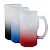 Caneca de Chopp Jateada Degradê 475ml - Imagem 1