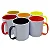 Caneca de Polímero Branca Alça e Interior Colorido - Imagem 1
