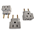 KIT 3 PEÇAS | Adaptador Bob Esponja 10A/20A - Imagem 1