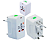 Adaptador Universal de Viagem com Protetor de Surto - Imagem 1